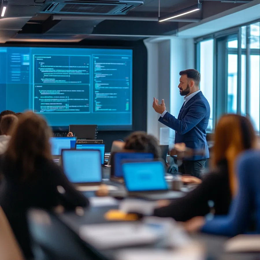 Vendor technical training session